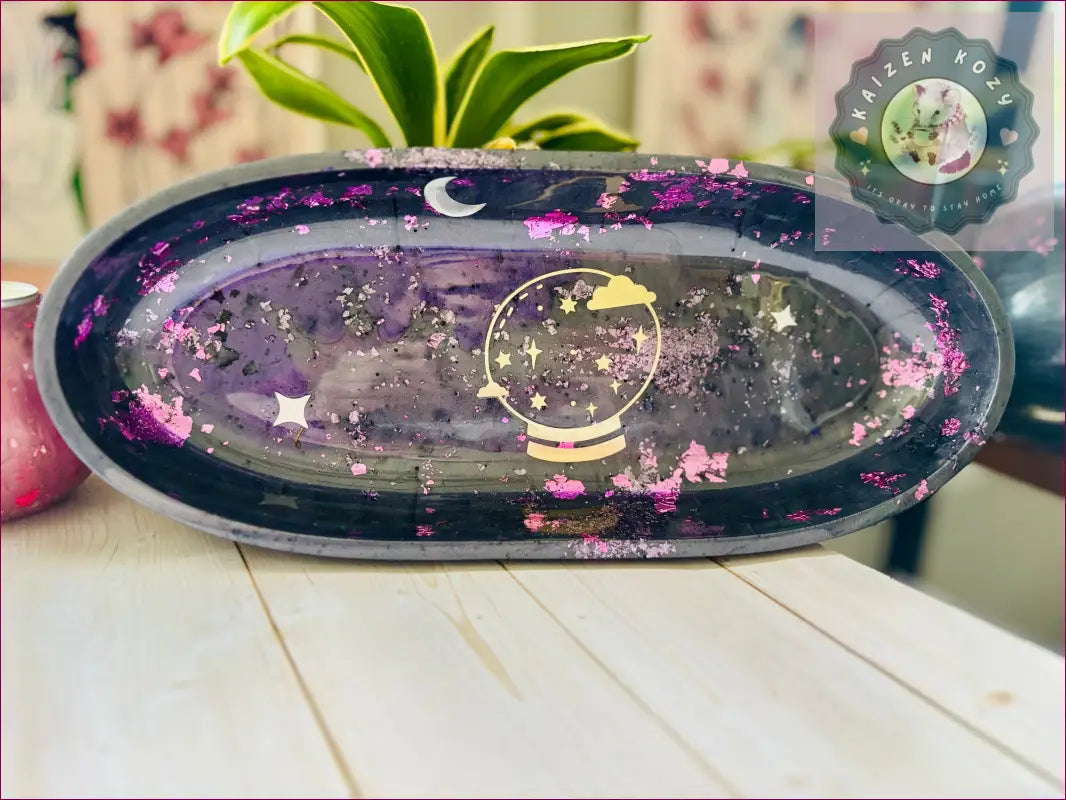 Galaxy Catch All Dish | Handmade Resin Crafts