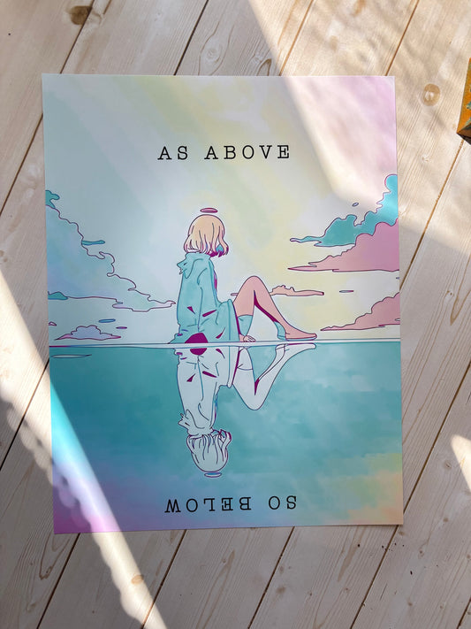 As above So below | Art Print