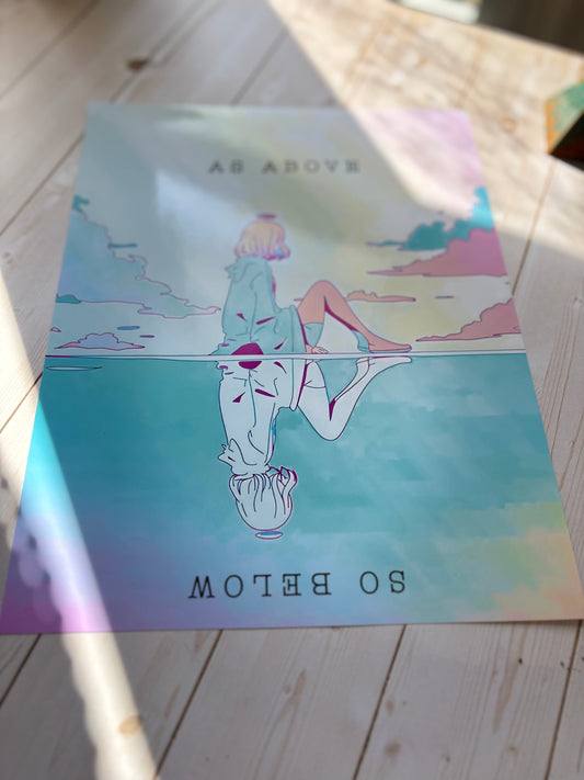 As above So below | Art Print