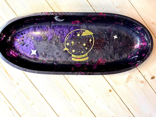 Galaxy Resin Catch-All Tray | Handmade Resin Decor