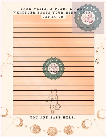 As Above So Below | Mental Health Journal Guided Journal