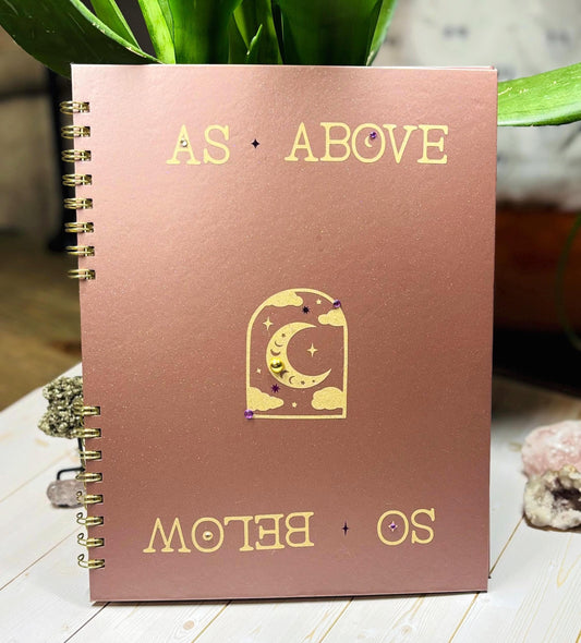 As Above So Below | Mental Health Journal, Guided Journal