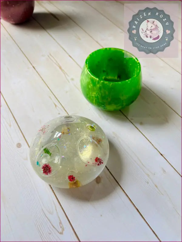 Floral Mushroom Container Resin Crafts