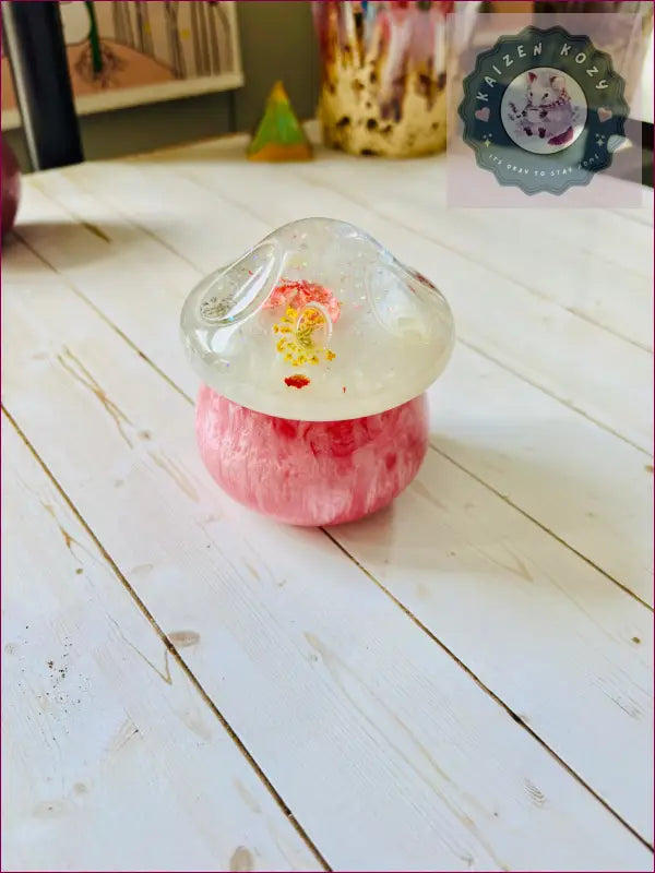 Mushroom Container Resin Crafts