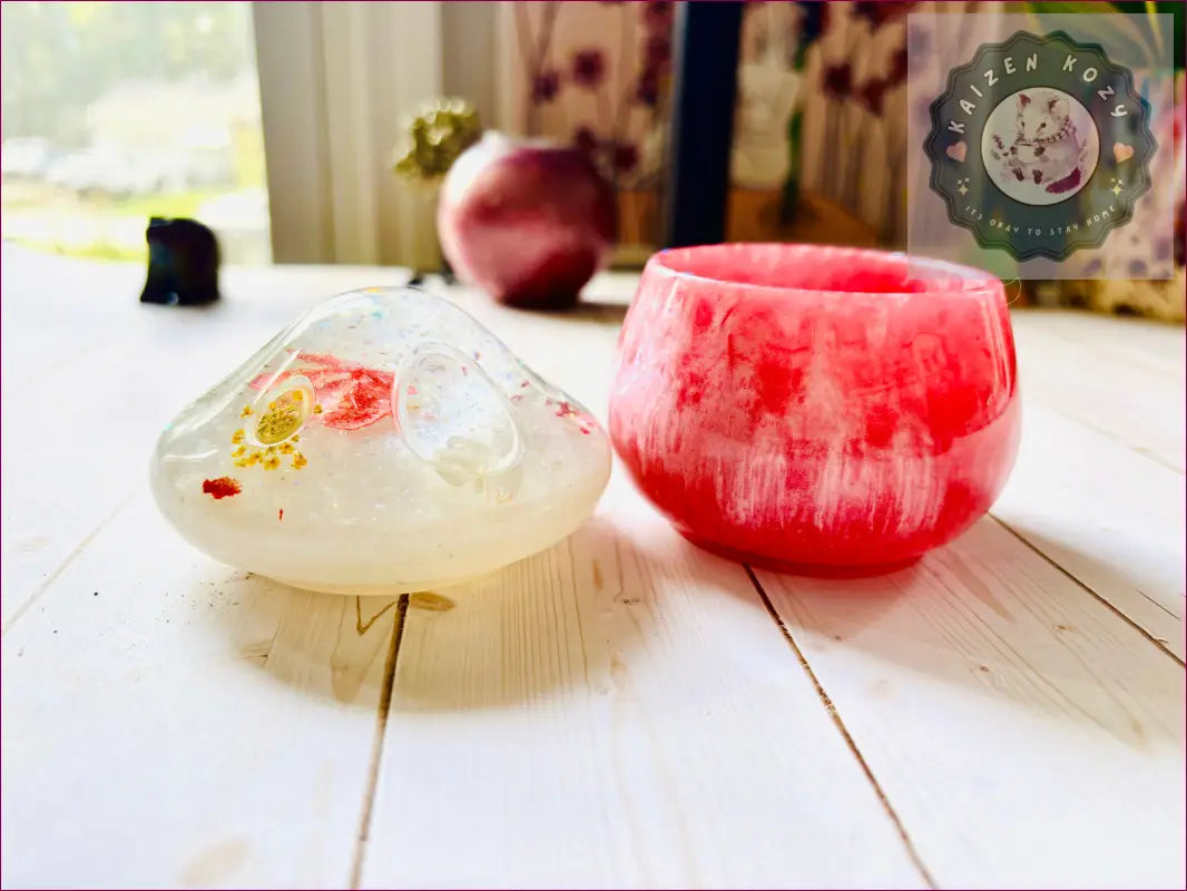Mushroom Container Resin Crafts