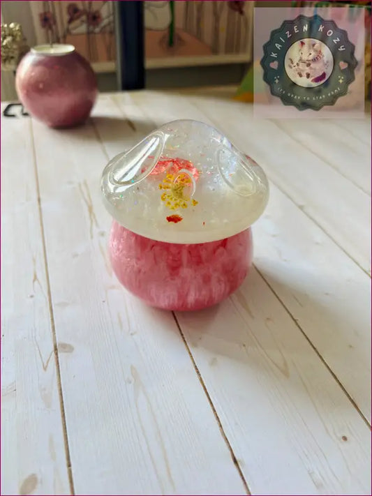 Mushroom Container Resin Crafts