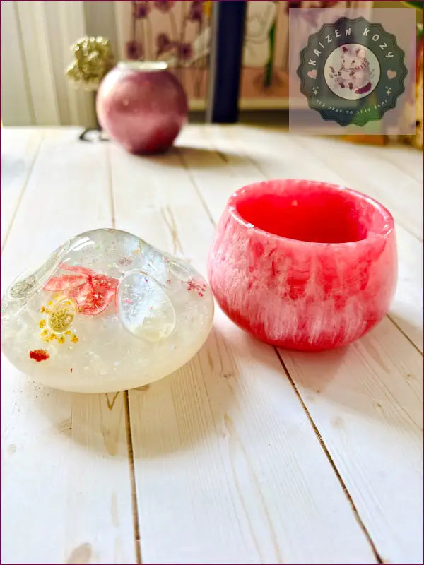 Mushroom Container Resin Crafts