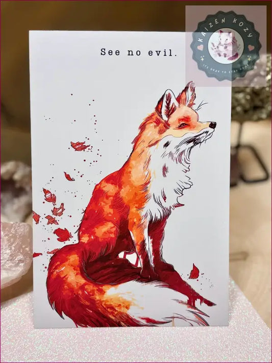 See No Evil Art Print | Cottagecore Wall Art